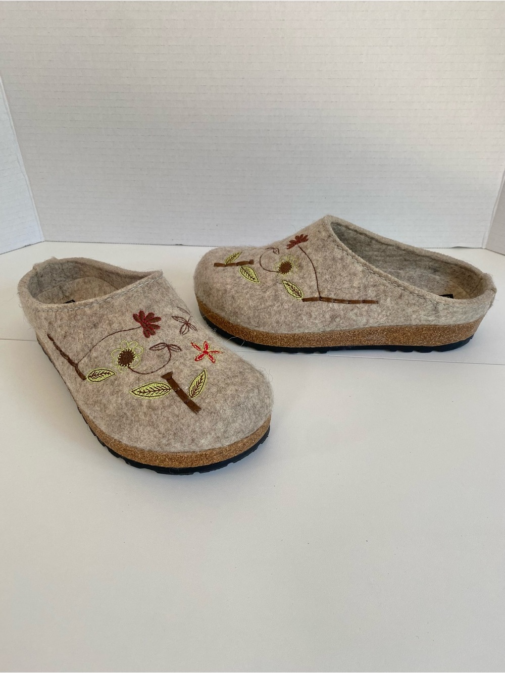 Haflinger Grizzly Wool Felt Clogs